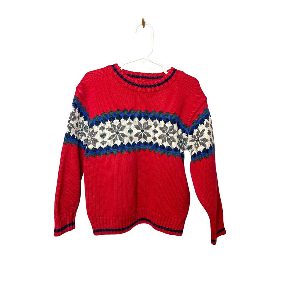 Vintage 90s Gap Boys with Snowflake Motif XS